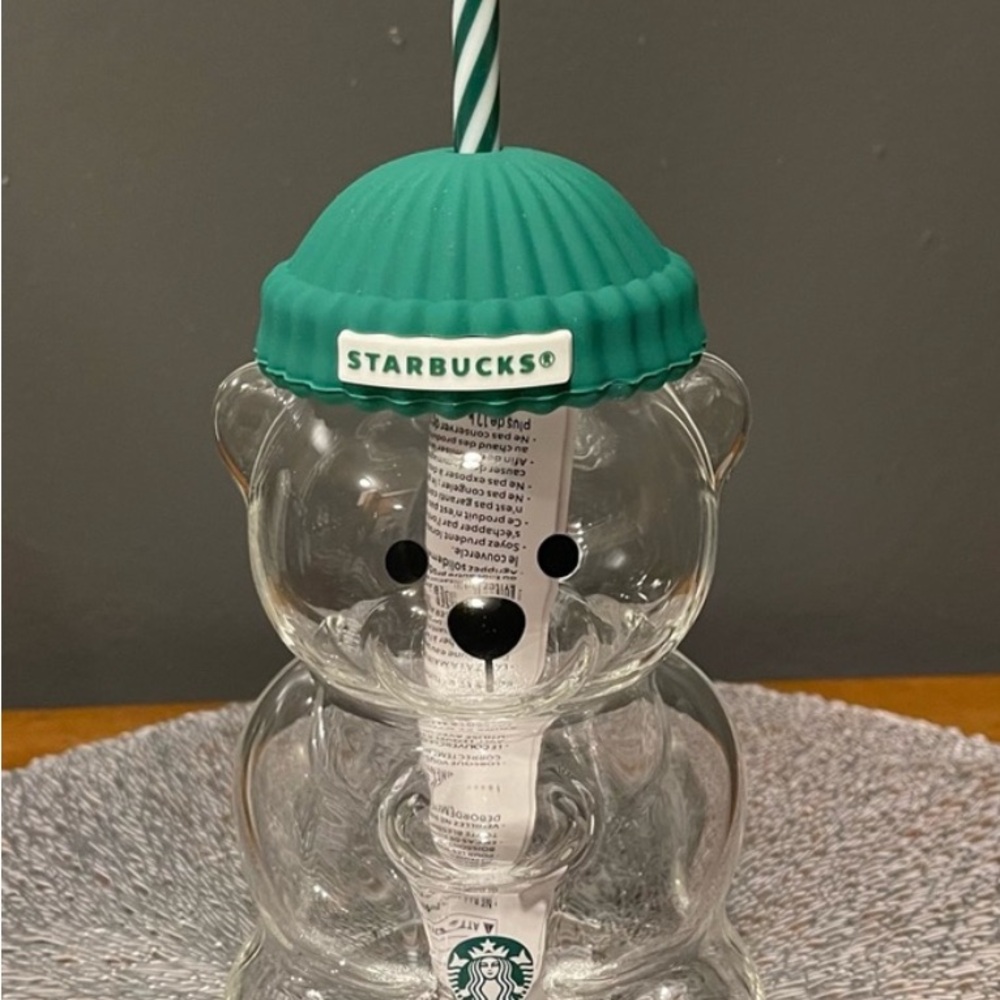 Starbucks Glass Bear Cup